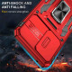 Ударостійкий чохол Camshield Army Ring для Samsung Galaxy A34 5G Червоний / Red - фото