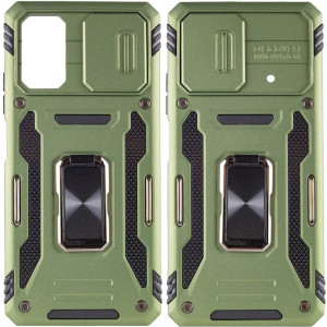 Ударостійкий чохол Camshield Army Ring для Xiaomi Poco X5 5G / Note 12 5G Оливковий / Army Green