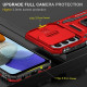 Ударопрочный чехол Camshield Army Ring для Samsung Galaxy M14 5G Красный / Red - фото