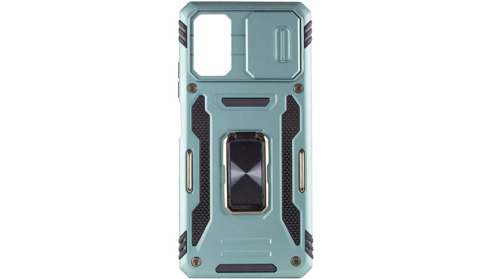 Ударостійкий чохол Camshield Army Ring для Xiaomi Poco F5 / Note 12 Turbo Зелений / Light Green - фото