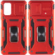 Ударопрочный чехол Camshield Army Ring для Xiaomi Poco F5 / Note 12 Turbo Красный / Red - фото