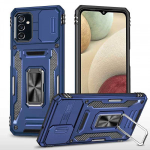 Ударопрочный чехол Camshield Army Ring для Samsung Galaxy M34 5G Синий / Navy