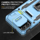 Ударопрочный чехол Camshield Army Ring для Samsung Galaxy A05 Голубой / Light Blue - фото