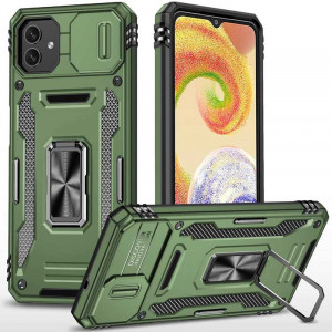 Ударостійкий чохол Camshield Army Ring для Samsung Galaxy A05 Оливковий / Army Green