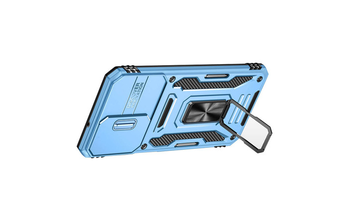 Ударостійкий чохол Camshield Army Ring для Samsung Galaxy A05s Блакитний / Light Blue - фото