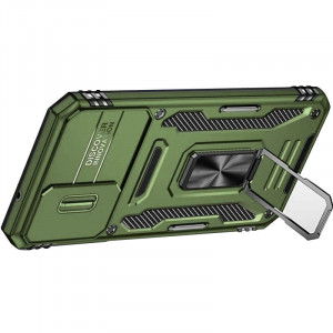 Ударостійкий чохол Camshield Army Ring для Samsung Galaxy S24 Оливковий / Army Green