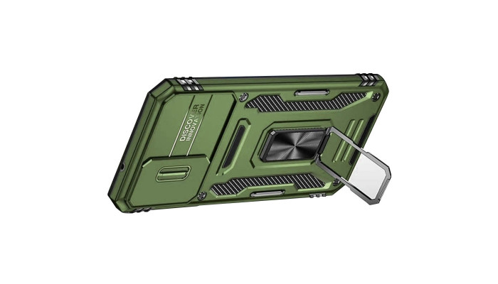 Ударостійкий чохол Camshield Army Ring для Samsung Galaxy S24 Оливковий / Army Green - фото