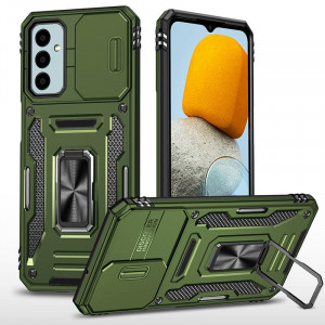 Ударостійкий чохол Camshield Army Ring для Samsung Galaxy A25 5G Оливковий / Army Green