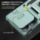 Ударопрочный чехол Camshield Army Ring для Xiaomi Redmi Note 13 Pro 4G / Poco M6 Pro 4G Зеленый / Light Green - фото