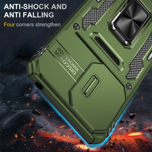 Ударостійкий чохол Camshield Army Ring для Xiaomi Poco X6 Pro Оливковий / Army Green