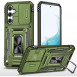 Ударопрочный чехол Camshield Army Ring для Samsung Galaxy A35 / A55 Оливковый / Army Green