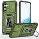 Ударостійкий чохол Camshield Army Ring для Samsung Galaxy A35 / A55 Оливковий / Army Green - фото