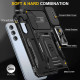 Ударостійкий чохол Camshield Army Ring для Samsung Galaxy S24 FE Чорний / Black - фото