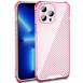 Чохол TPU Ease Carbon color series для Apple iPhone 12 Pro Max (6.7") Рожевий / Прозорий