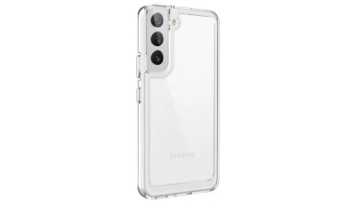 Чохол TPU+PC Clear 2.0 mm metal buttons для Samsung Galaxy S22+ Прозорий - фото