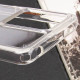 Чехол TPU+PC Clear 2.0 mm metal buttons для Oppo A57s / A77s Прозрачный - фото