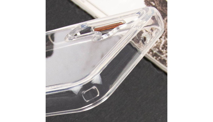 Чехол TPU+PC Clear 2.0 mm metal buttons для Samsung Galaxy A14 4G/5G Прозрачный - фото