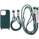 Чехол TPU two straps California для Apple iPhone 11 Pro (5.8") Зеленый / Forest green