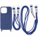 Чохол TPU two straps California для Apple iPhone 11 (6.1") Темно-синій / Midnight blue