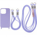 Чохол TPU two straps California для Apple iPhone 12 Pro / 12 (6.1") Бузковий