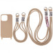 Чехол TPU two straps California для Apple iPhone 13 (6.1") Бежевый / Beige