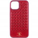 Кожаный чехол Polo Santa Barbara для Apple iPhone 14 (6.1") Red