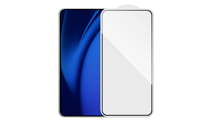 Защитное 2.5D стекло Blueo Full Cover HD для Samsung Galaxy S23 Черный - фото
