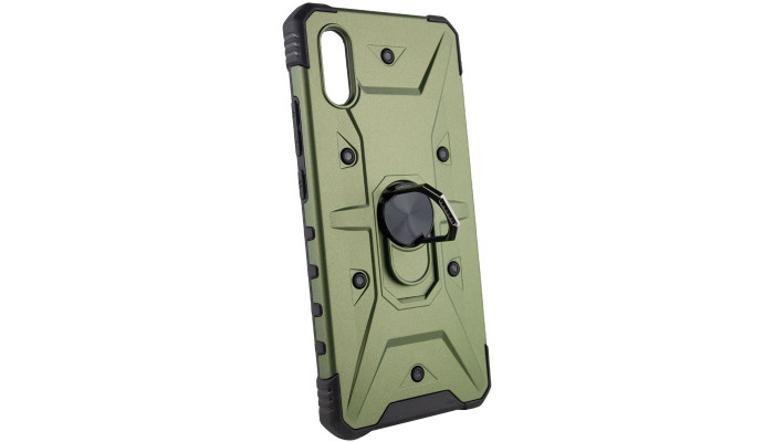 Ударостійкий чохол Pathfinder Ring для Xiaomi Redmi 9A Зелений / Army Green - фото