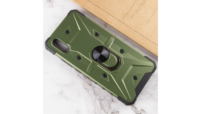 Ударостійкий чохол Pathfinder Ring для Xiaomi Redmi 9A Зелений / Army Green - фото