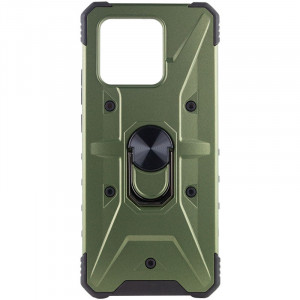 Ударопрочный чехол Pathfinder Ring для Xiaomi Redmi 10C / Poco C40 Зеленый / Army Green