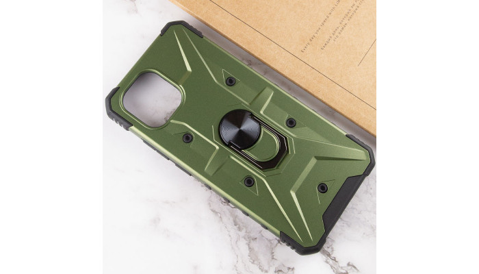 Ударостійкий чохол Pathfinder Ring для Xiaomi Redmi A1 / A2 Зелений / Army Green - фото