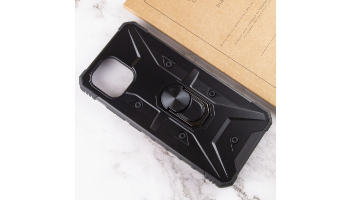 Ударопрочный чехол Pathfinder Ring для Xiaomi Redmi A1 / A2 Черный / Black - фото