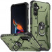 Ударостійкий чохол Pathfinder Ring для Samsung Galaxy A34 5G Зелений / Army Green