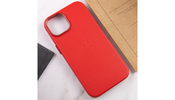 Кожаный чехол Leather Case (AA Plus) with MagSafe для Apple iPhone 12 Pro / 12 (6.1