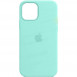 Кожаный чехол Leather Case (AA Plus) with MagSafe для Apple iPhone 12 Pro / 12 (6.1") Ice