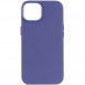 Кожаный чехол Leather Case (AA Plus) with MagSafe для Apple iPhone 12 Pro / 12 (6.1") Violet