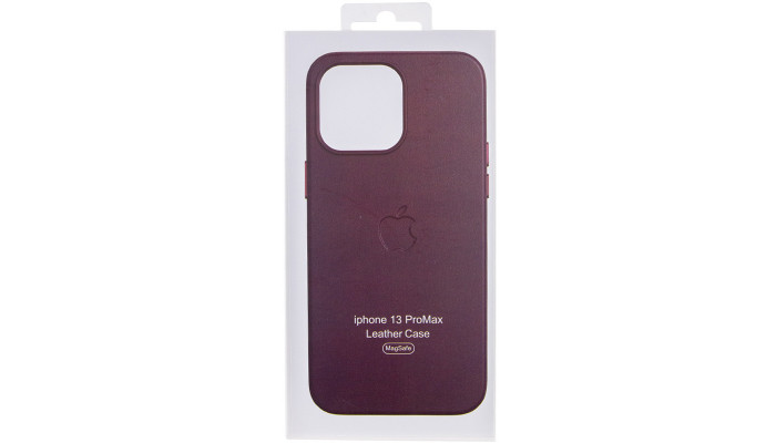 Шкіряний чохол Leather Case (AA Plus) with MagSafe для Apple iPhone 13 Pro Max (6.7