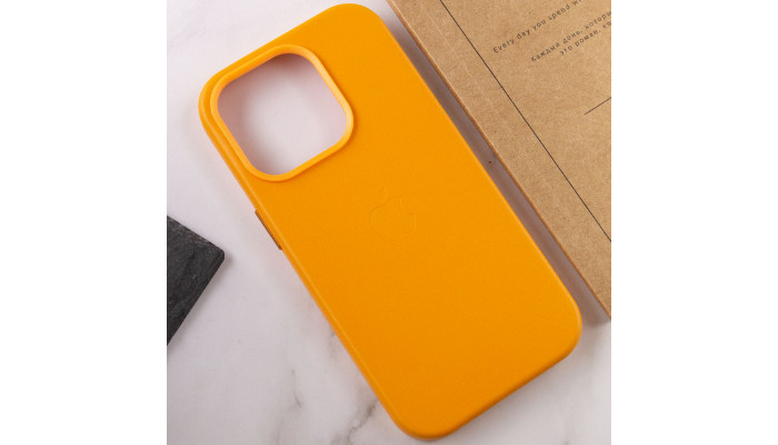 Шкіряний чохол Leather Case (AA Plus) with MagSafe для Apple iPhone 13 Pro Max (6.7