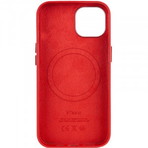 Кожаный чехол Leather Case (AA Plus) with MagSafe для Apple iPhone 13 (6.1