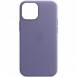 Кожаный чехол Leather Case (AA Plus) with MagSafe для Apple iPhone 14 Pro (6.1") Wisteria