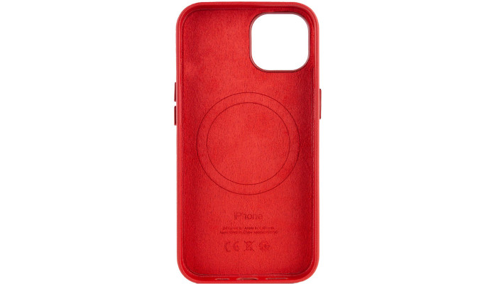 Кожаный чехол Leather Case (AA Plus) with MagSafe для Apple iPhone 14 (6.1