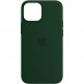 Кожаный чехол Leather Case (AA Plus) with MagSafe для Apple iPhone 14 (6.1") Shirt Green