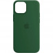 Кожаный чехол Leather Case (AA Plus) with MagSafe для Apple iPhone 14 Plus (6.7") Shirt Green