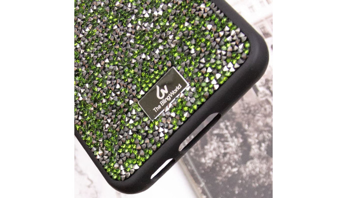TPU чохол Bling World Rock Diamond для Samsung Galaxy S23 Зелений - фото