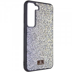 TPU чехол Bling World Rock Diamond для Samsung Galaxy S23 Серебряный