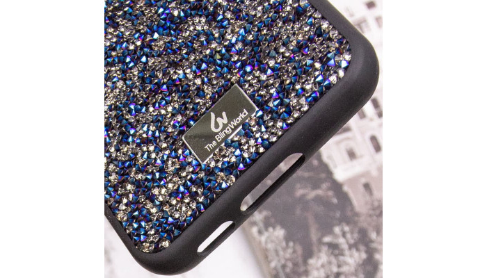 TPU чохол Bling World Rock Diamond для Samsung Galaxy S23 Синій - фото