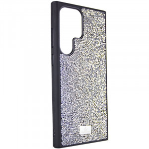 TPU чехол Bling World Rock Diamond для Samsung Galaxy S23 Ultra Серебряный