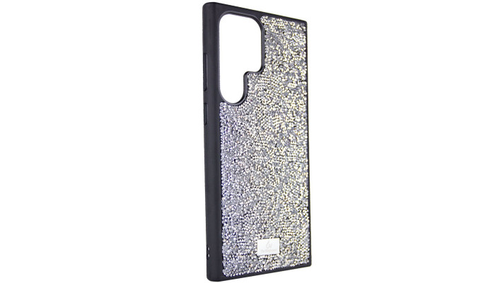 TPU чехол Bling World Rock Diamond для Samsung Galaxy S23 Ultra Серебряный - фото