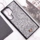 TPU чехол Bling World Rock Diamond для Samsung Galaxy S23 Ultra Серебряный - фото