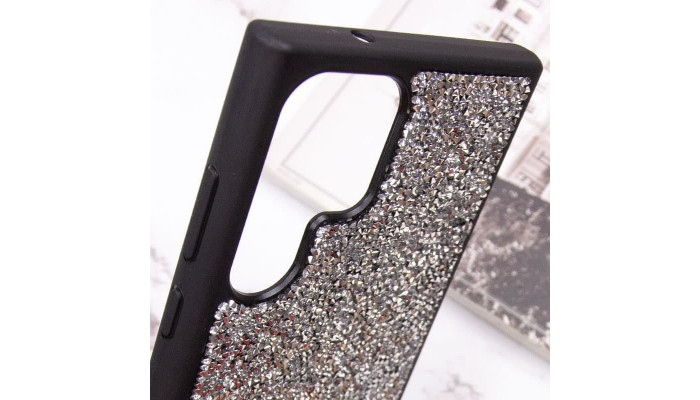 TPU чохол Bling World Rock Diamond для Samsung Galaxy S23 Ultra Срібний - фото